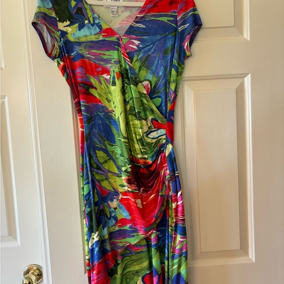 Vibrant print Joseph Ribkoff dress - Picture 1 of 14